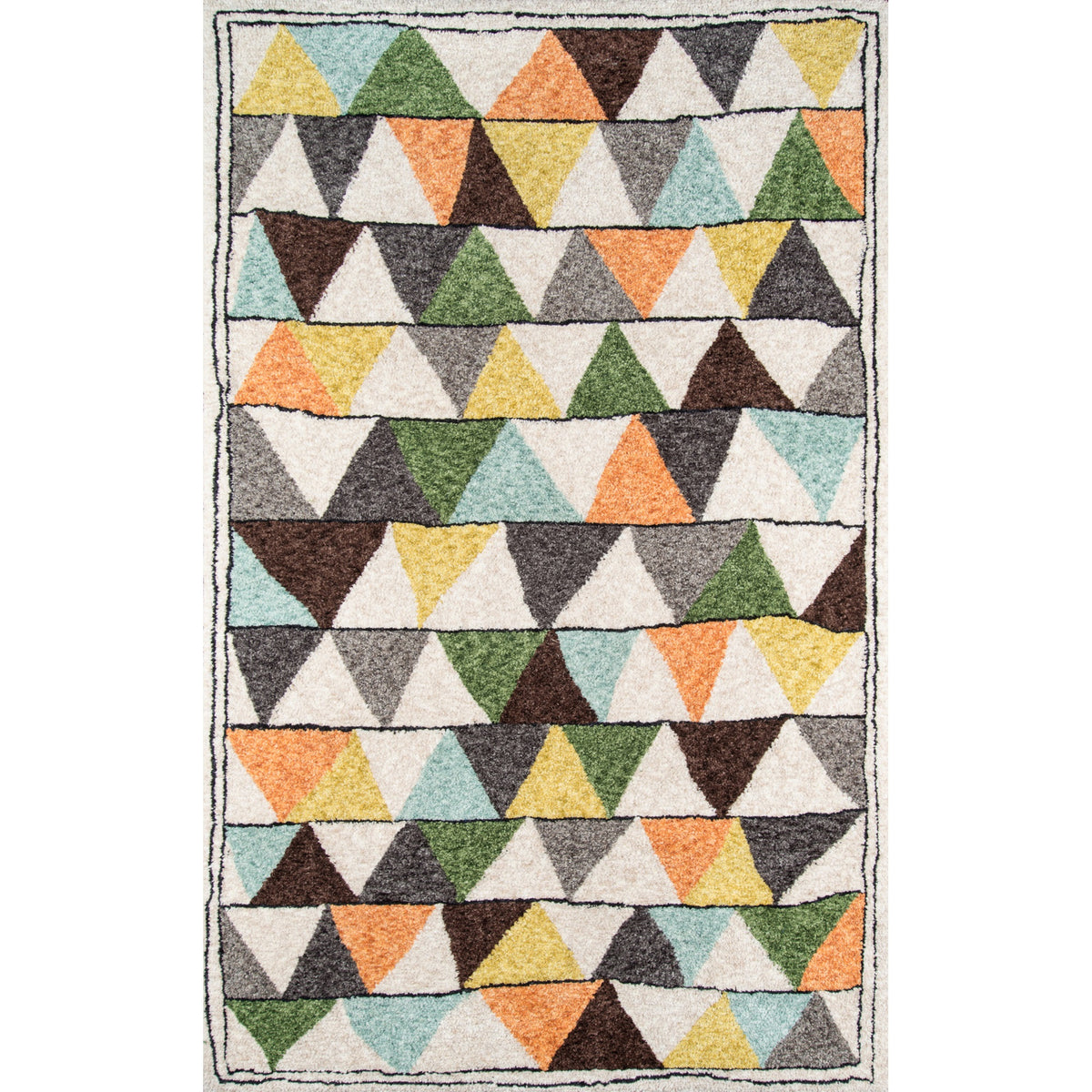 Novogratz Bungalow Bun1 Multi Tri 23 Inch  X 8 Runner