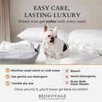 Bamboo Pillowcases - 100% Viscose from Bamboo - Standard - Ivory