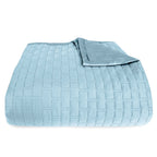 Bamboo Quilted Coverlet - 100% Viscose from Bamboo - Sky