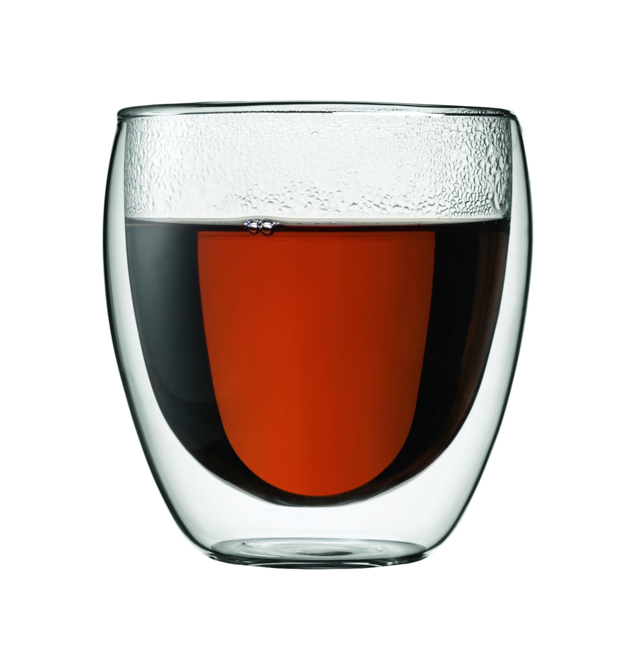 Bodum Pavina Coffee Mug, DoubleWall, Transparent, .25 L, 8 Ounces Each (Set Of 2)