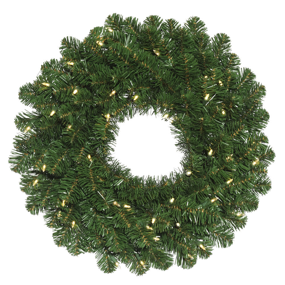 Vickerman 60 Inch  Oregon Fir Wreath Wa 400Led Wmwht  C164661Led