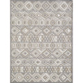 Calla 6925 Grey Aztec Area Rug, Size  710 Inch  X 910 Inch
