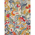 Calla 6929 Ivory/Multi Leila Area Rug, Size  710 Round