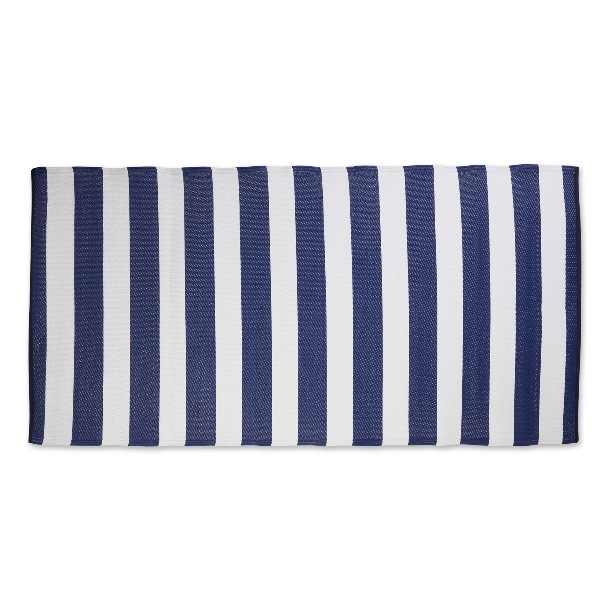 Dii Navy/White Stripe Outdoor Floor Runner 3X6-Ft