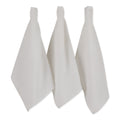 DII White Recycled Cotton Waffle Dishtowel (Set of 6)