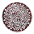 Dii Blackberry Sunflower Outdoor Rug 5 Ft Round