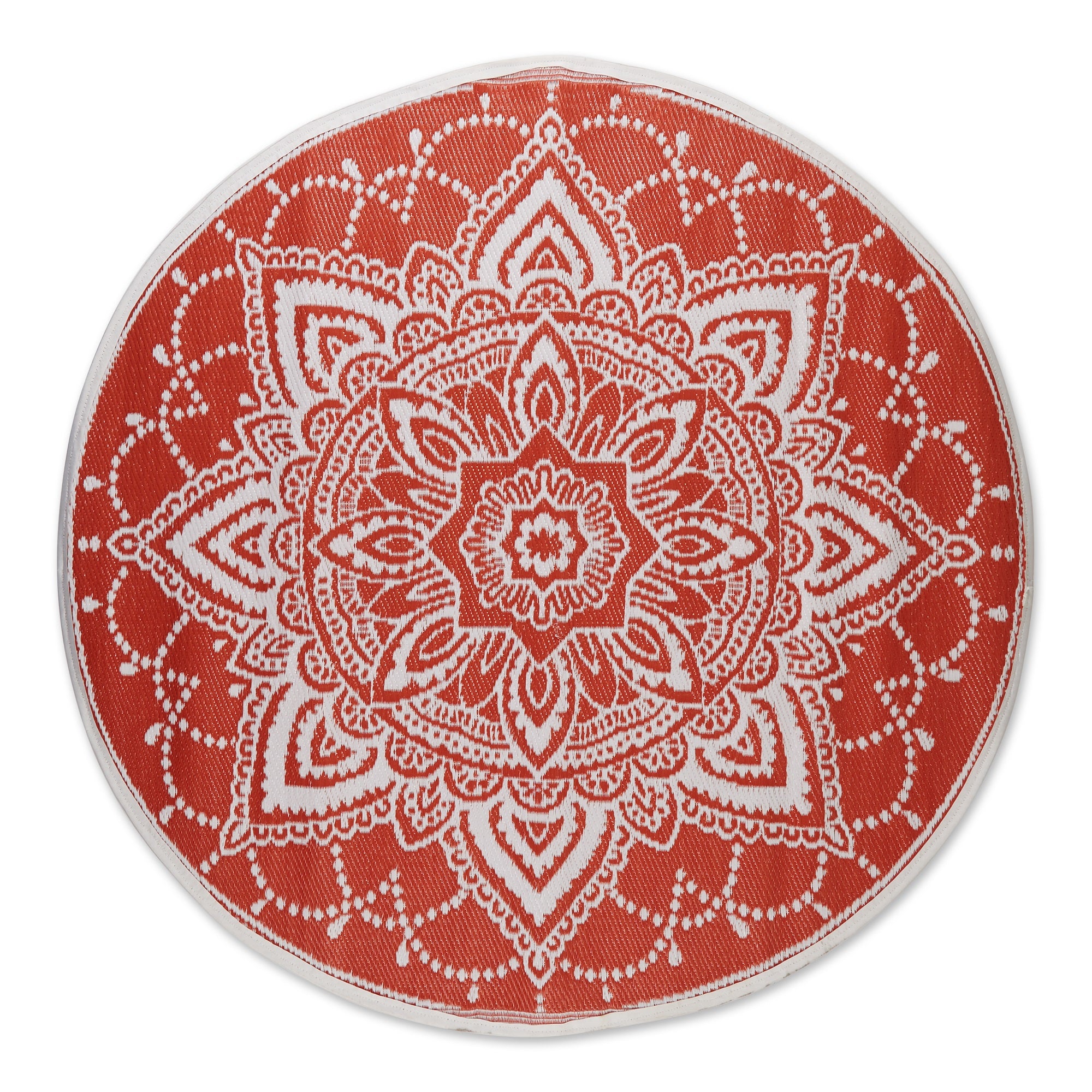 Dii Spice Boho Floral Outdoor Rug 5 Ft Round