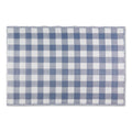 Dii French Blue And White Buffalo Check Outdoor Rug 4X6 Ft