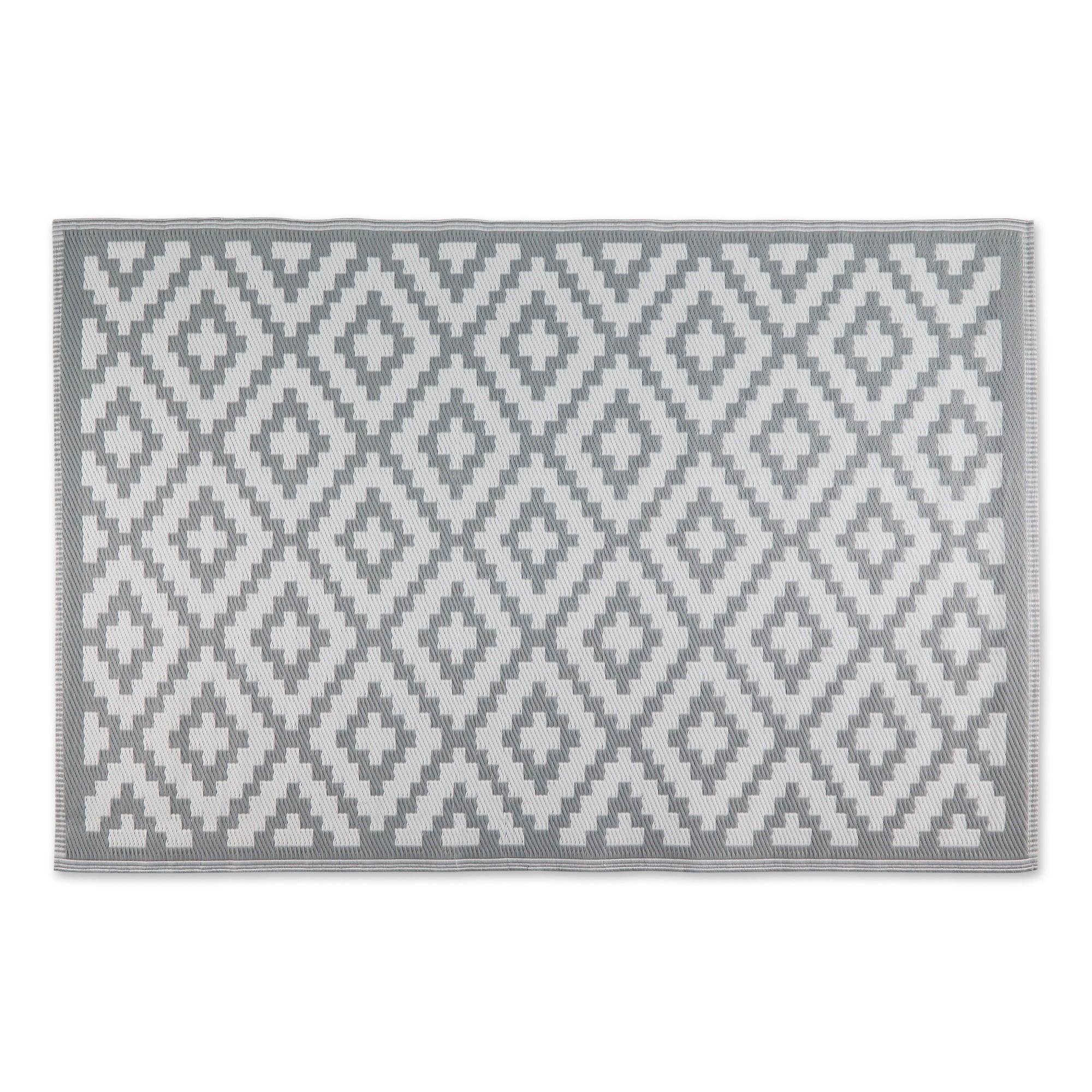 Dii Gray And White Mesa Outdoor Rug 4X6 Ft