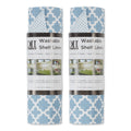 DII Stonewash Blue Lattice Shelf Liner (Set of 2)