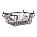DII Metal Basket, Black Square Small 11x11x6