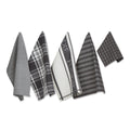 DII Asst Mineral Foodie Dishtowel And Dishcloth 5 Piece