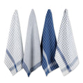 NAUTICAL BLUE BASIC DISHTOWEL SET/8