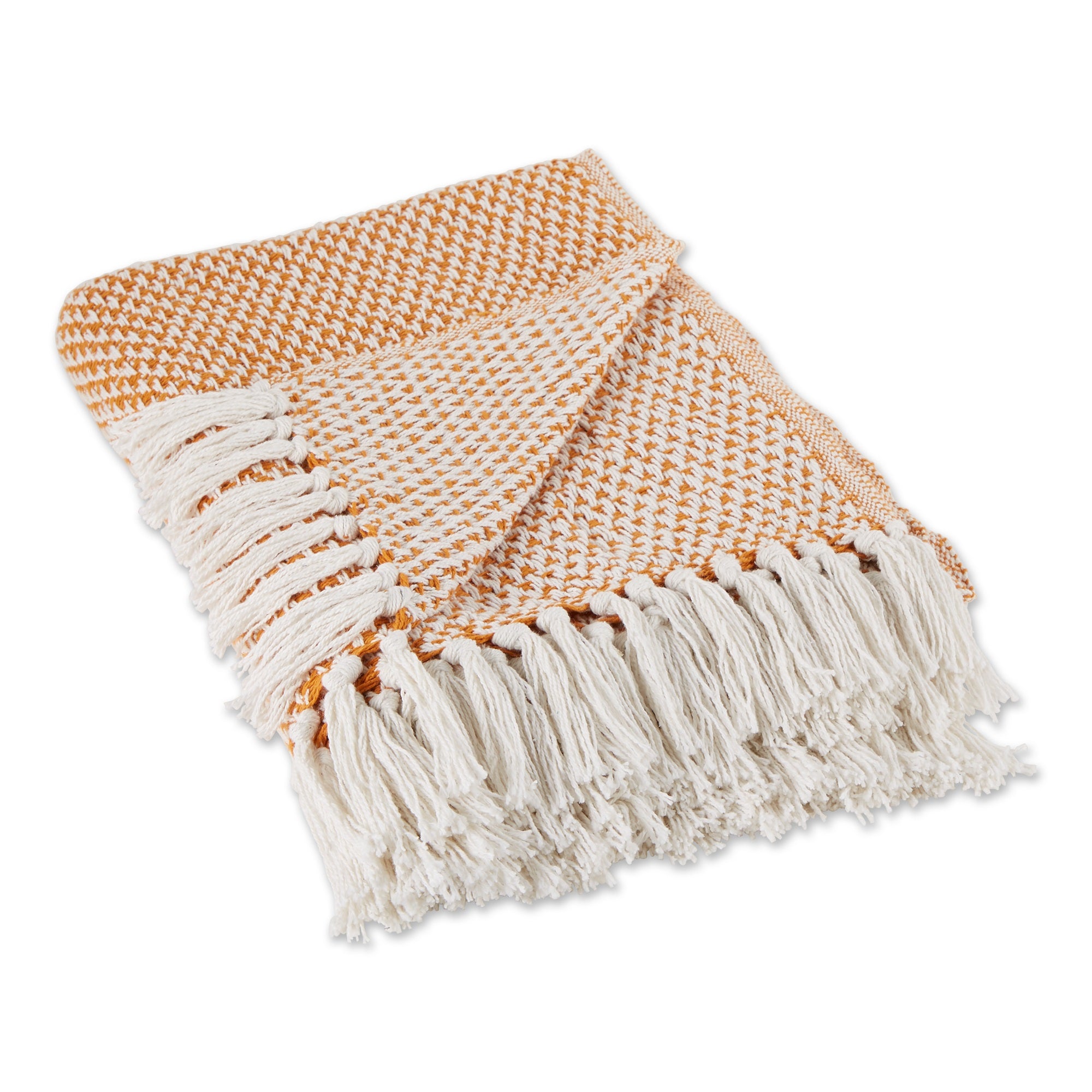 Pumpkin Spice Woven Throw