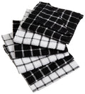 DII Black Combo Windowpane Dishcloth (Set of 6)
