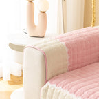 Non-Slip Sectional Couch Cover with Lace, Furniture Protector for Dogs, Pets, and Kids III