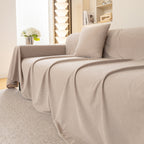 Waterproof Soft Cotton Plush Couch Cover Blanket, Extra Large Furniture Decoration Cover Sofa Slipcovers