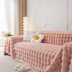 Faux Rabbit Fur Throws for Sofas, Stylish Throw Blankets for Couch and Couch Throw Cover
