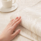 Modular Sofa Cover for Sectionals, Gold Striped Non-Slip Couch Protector