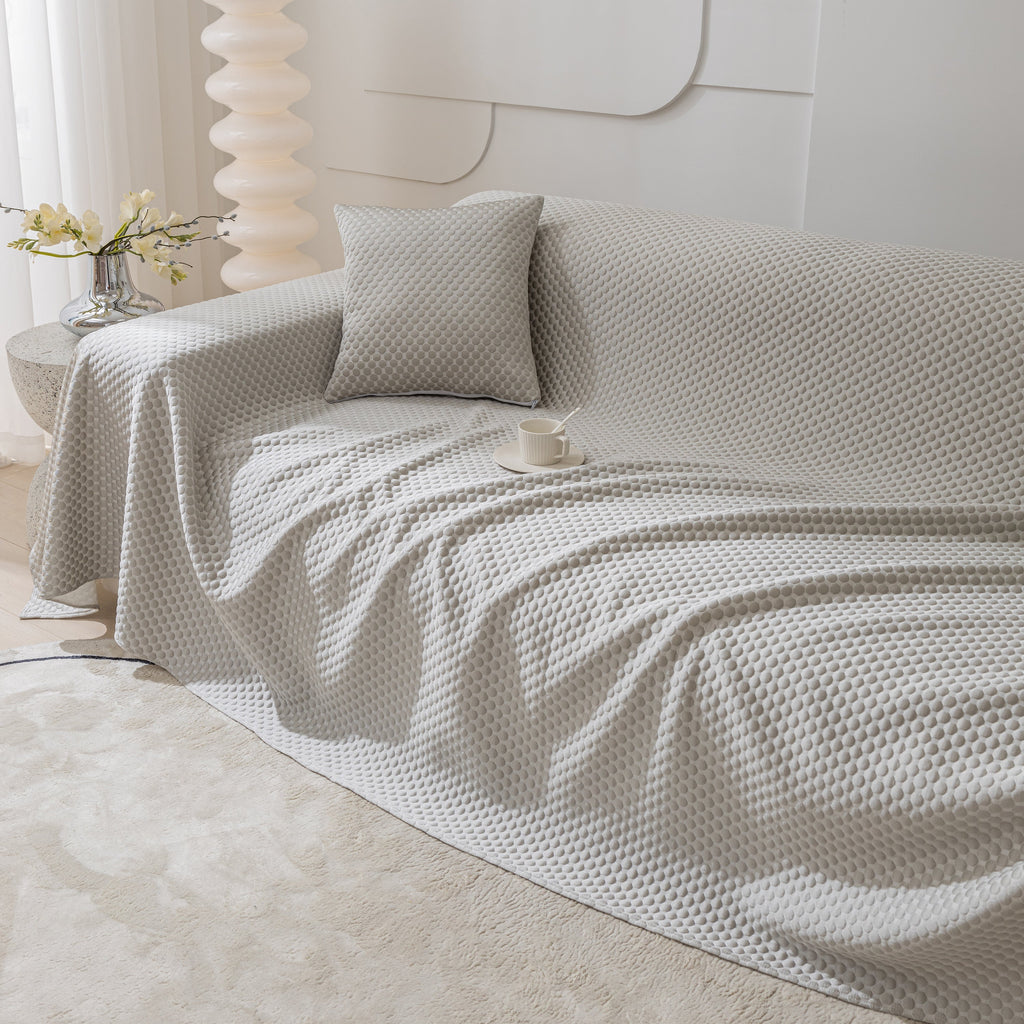 FASHION Granular Textured Sofa Couch Covers, L Shape Sectional Couch Covers, Sofa Covers for Living Room
