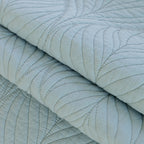 Leaf Vein Textured Cotton Quilted Sofa Slipcover, Non-Slip Modular Couch Covers
