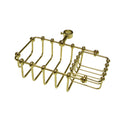 Kingston Brass CC2142 7 Riser Mount Soap Basket, Polished Brass