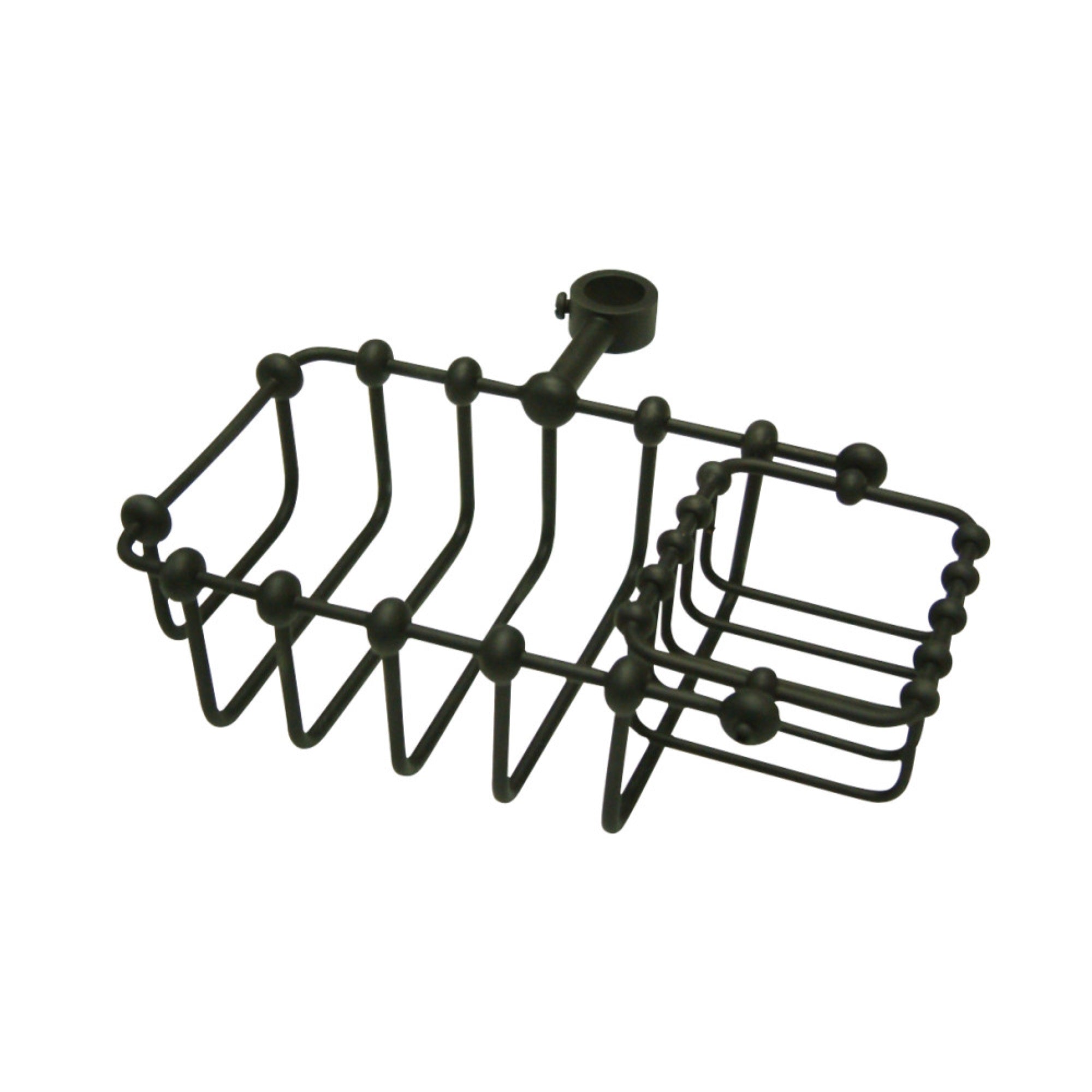 Kingston Brass CC2145 7 Riser Mount Soap Basket, Oil Rubbed Bronze