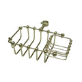 Kingston Brass CC2148 7 Riser Mount Soap Basket, Brushed Nickel