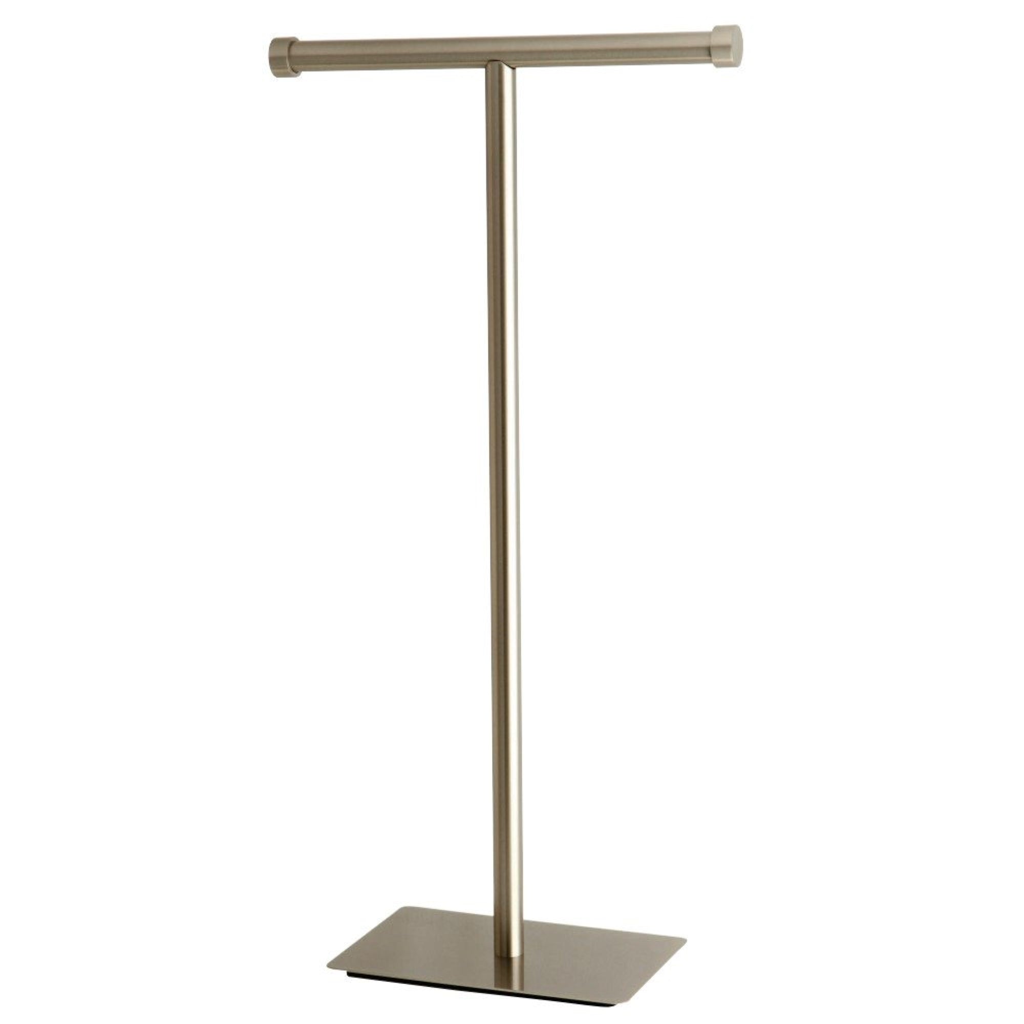 Kingston Brass CC8108 Claremont Freestanding Toilet Paper Stand, Brushed Nickel