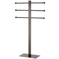 Kingston Brass CCS6025 Freestanding Stainless Steel Towel Holder with Rectangular Base, Oil Rubbed Bronze