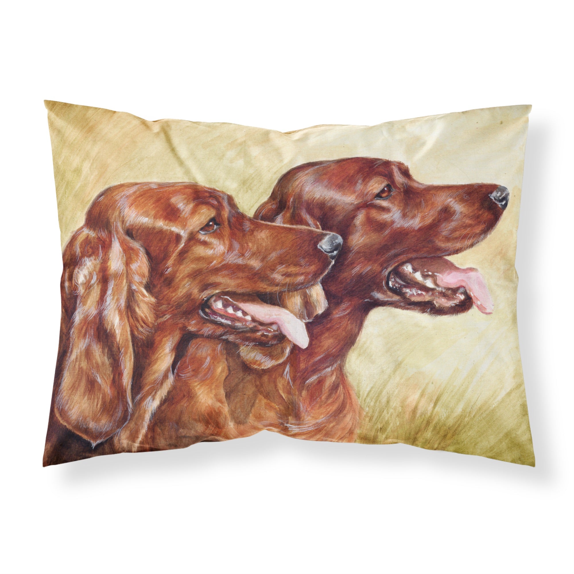 'Caroline'S Treasures Irish Setters Fabric Standard Pillowcase Cdco0225Pillowcase, Multicolor'