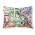 'Caroline'S Treasures Cats Just Looking In The Fish Bowl Fabric Standard Pillowcase Cdco0325Pillowcase, Multicolor'