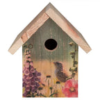 Cedar Wooden A-Frame Birdhouses for Wrens - Easy to Hang