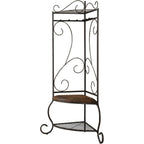 Corner Metal Hall Tree Entryway Coat Rack Upholstered Storage Bench Shoe Rack