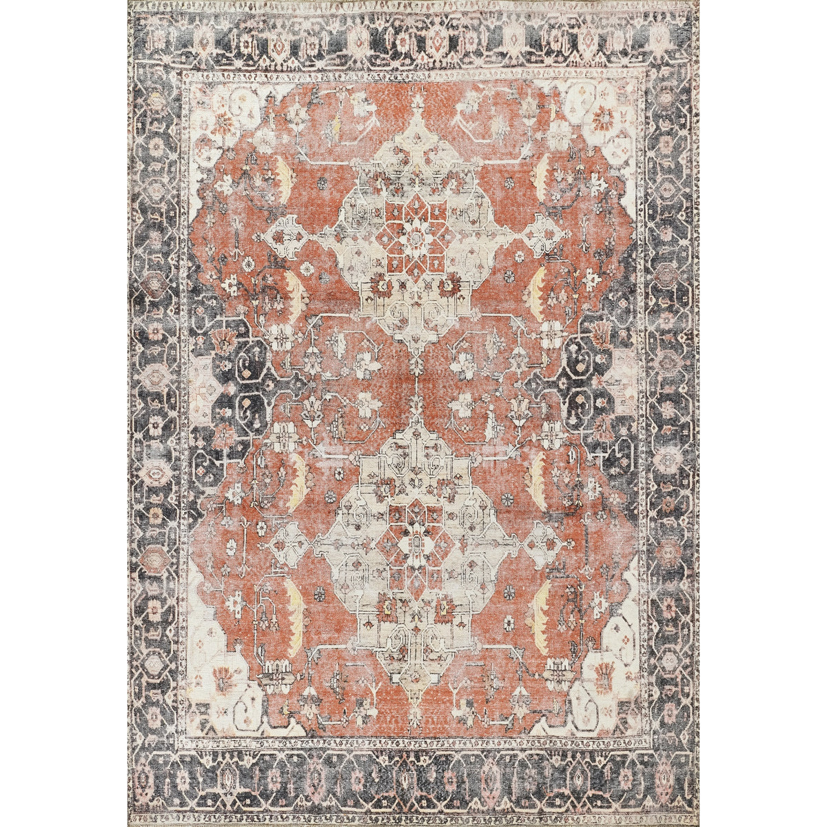 Momeni Chandler Chn7/Rust 76 Inch  X 96 Inch
