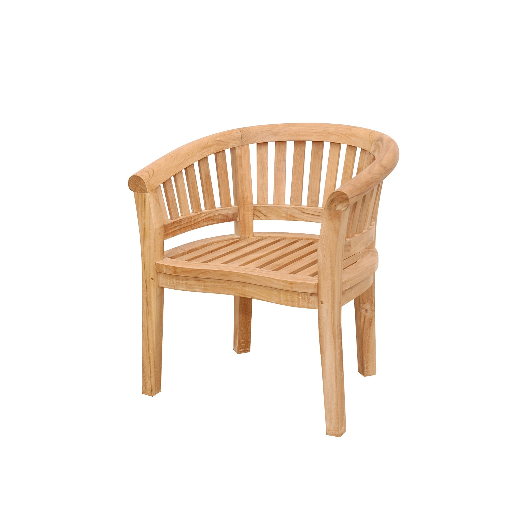Curve Armchair Extra Thick Wood