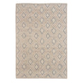 Chloe 7722 Natural Grey Diamond Area Rug, Size  6 X 9