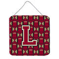 CarolineS Treasures Football Garnet And Gold Letter L Wall Or Door Hanging Prints Cj1078Lds66, 6 Inch  Inch  H X 6 Inch  Inch  W