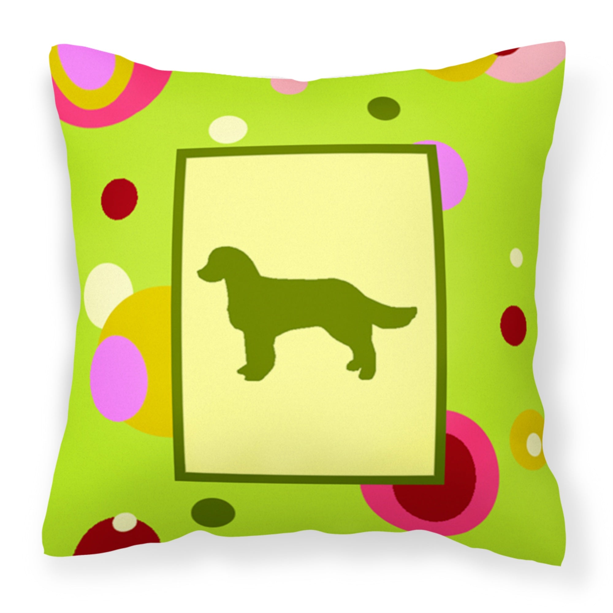 'Caroline'S Treasures Ck1005Pw1414 American Water Spaniel Decorative Canvas Fabric Pillow, Large, Multicolor'