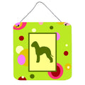 CarolineS Treasures Ck1013Ds66 Bedlington Terrier Aluminum Metal Wall Or Door Hanging Prints, 6 X 6 Inch  Inch , Multicolor