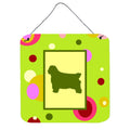 CarolineS Treasures Ck1021Ds66 Clumber Spaniel Aluminum Metal Wall Or Door Hanging Prints, 6 X 6 Inch  Inch , Multicolor