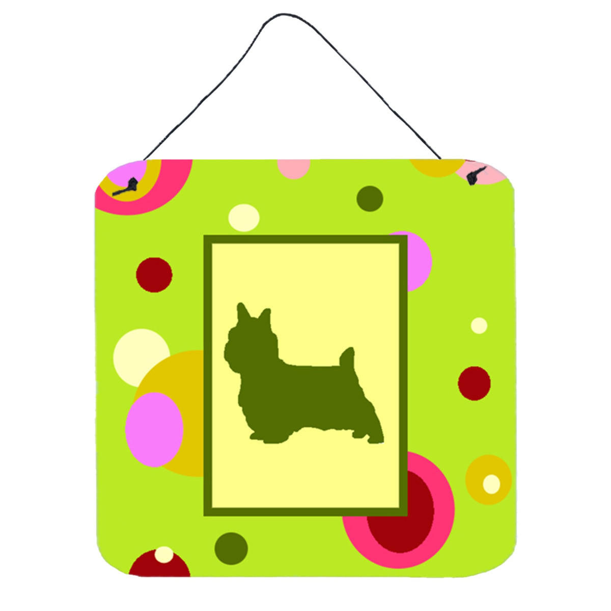 CarolineS Treasures Ck1056Ds66 Silky Terrier Aluminum Metal Wall Or Door Hanging Prints, 6 X 6 Inch  Inch , Multicolor