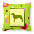 'Caroline'S Treasures Ck1082Pw1414 Greater Swiss Mountain Dog Fabric Pillow, Large, Multicolor'