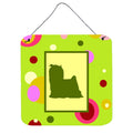 CarolineS Treasures Ck1084Ds66 Yorkie Aluminum Metal Wall Or Door Hanging Prints, 6 X 6 Inch  Inch , Multicolor