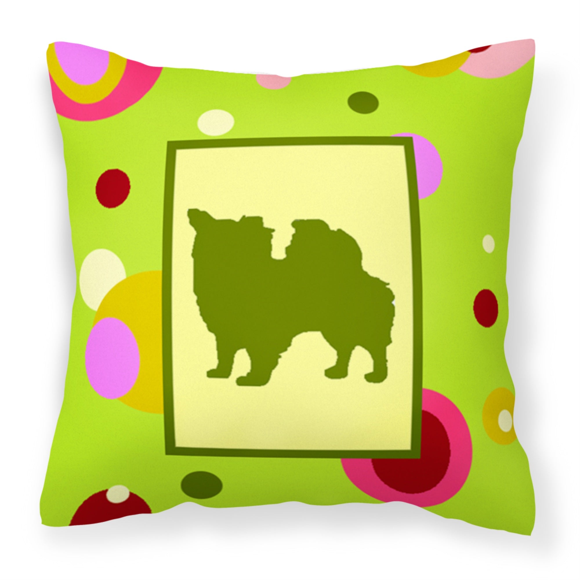 'Caroline'S Treasures Ck1098Pw1414 Chihuahua Decorative Canvas Fabric Pillow, Large, Multicolor'