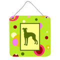CarolineS Treasures Ck1102Ds66 Italian Greyhound Aluminum Metal Wall Or Door Hanging Prints, 6 X 6 Inch  Inch , Multicolor