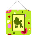 CarolineS Treasures Ck1106Ds66 Poodle Aluminum Metal Wall Or Door Hanging Prints, 6 X 6 Inch  Inch , Multicolor