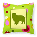 'Caroline'S Treasures Ck1111Pw1414 Australian Shepherd Decorative Canvas Fabric Pillow, Large, Multicolor'