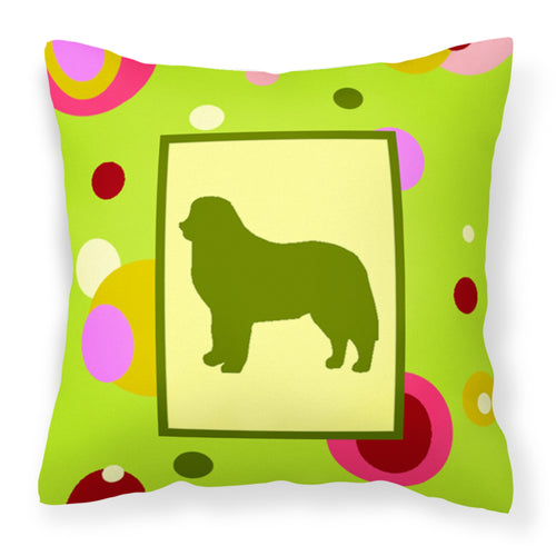 'Caroline'S Treasures Ck1117Pw1414 Bernese Mountain Dog Decorative Canvas Fabric Pillow, Large, Multicolor'