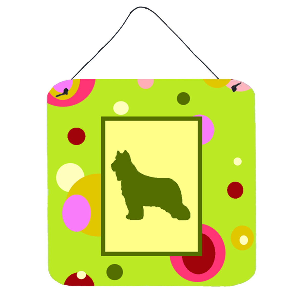 CarolineS Treasures Ck1121Ds66 Briard Aluminum Metal Wall Or Door Hanging Prints, 6 X 6 Inch  Inch , Multicolor